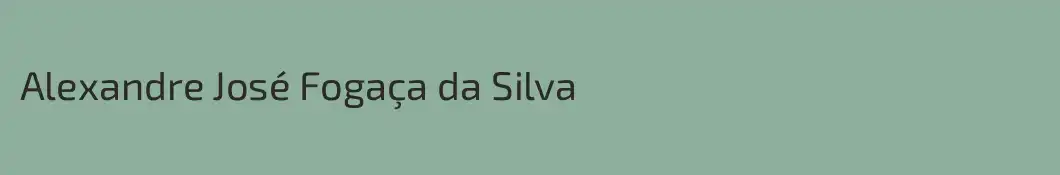 Alexandre José Fogaça da Silva